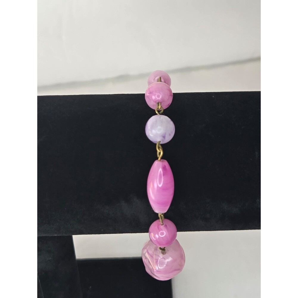 Pink Beaded Bracelet Various Sizes and Patterns